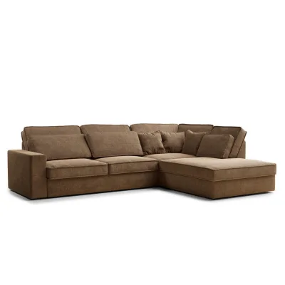 Maison de Reve Ecksofa Hellbraun 311x225 cm