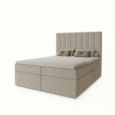 Marpur Boxbett Hellbraun 160x200 cm