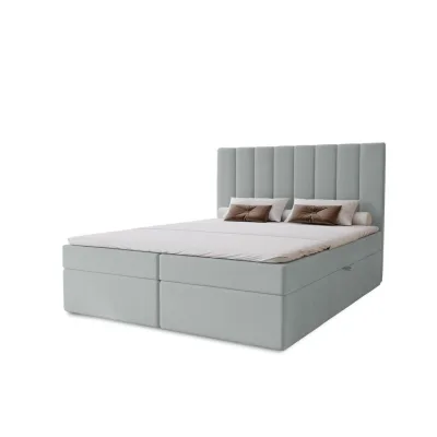 Marpur Boxbett Hellgrau 140x200 cm
