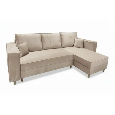 Marpur Ecksofa Beige 249x142 cm