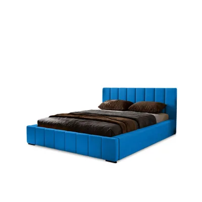 Marpur Polsterbett Blau 140x200 cm
