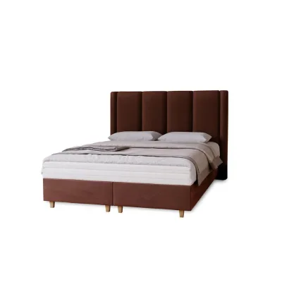 Marpur Polsterbett Braun 120x200 cm