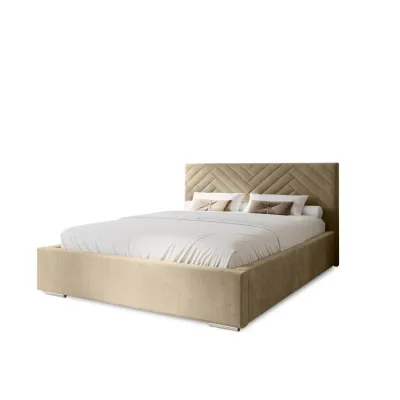 Marpur Polsterbett Braun 180x200 cm