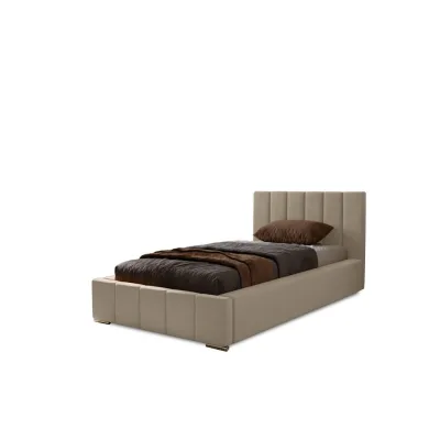 Marpur Polsterbett Braun 90x200 cm