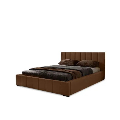 Marpur Polsterbett Dunkelbraun 120x200 cm