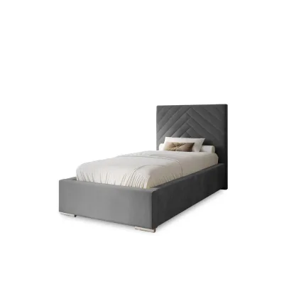 Marpur Polsterbett Dunkelgrau 90x200 cm