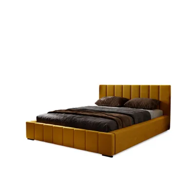 Marpur Polsterbett Gelb 120x200 cm