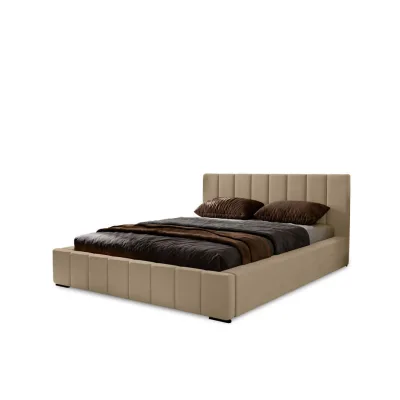 Marpur Polsterbett Hellbraun 120x200 cm