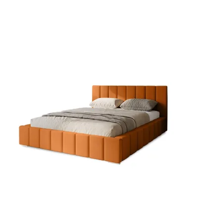 Marpur Polsterbett Orange 200x200 cm