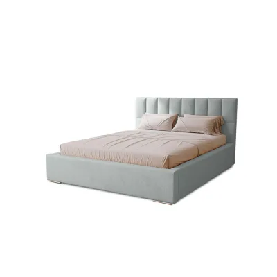 Marpur Polsterbett Silber 180x200 cm