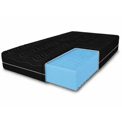 Marpur Schaummatratze Schwarz 90x200 cm