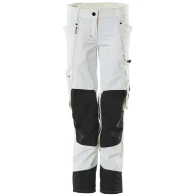Mascot Hose ADVANCED mit Knietaschen Damen PEARL CORDURA 18388 Gr. 76C42 weiß