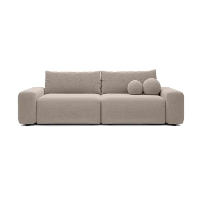 Masseno Bettsofa Beige 105x87x257 cm
