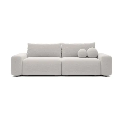 Masseno Bettsofa Grau 105x87x257 cm