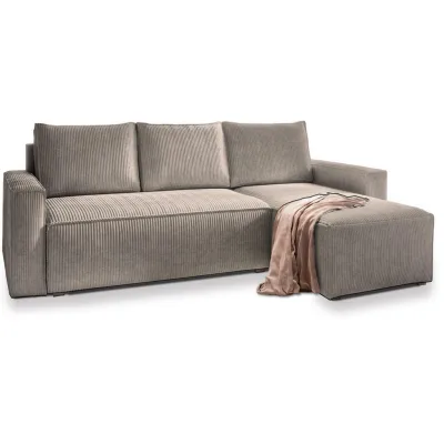 Masseno Ecksofa Beige 232x140 cm