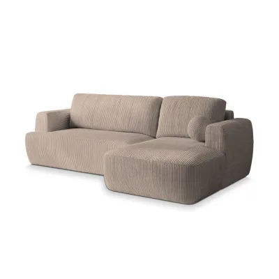 Masseno Ecksofa Beige 246x148 cm