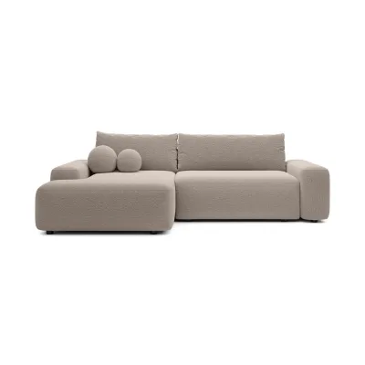 Masseno Ecksofa Beige 264x162 cm