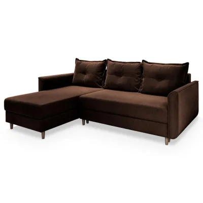 Masseno Ecksofa Braun 220x140 cm
