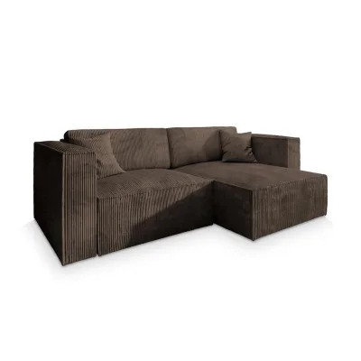 Masseno Ecksofa Braun 245x148 cm