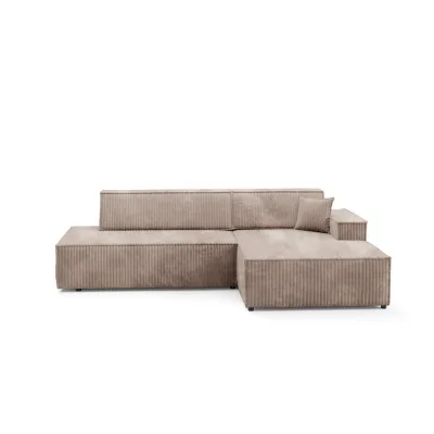 Masseno Ecksofa Braun 247x170 cm