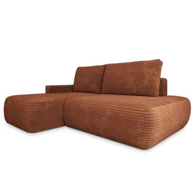 Masseno Ecksofa Braun 277x160 cm