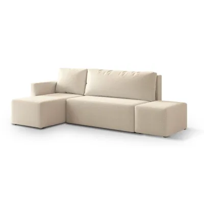 Masseno Ecksofa Creme 261x143 cm