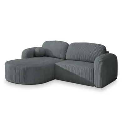 Masseno Ecksofa Grau 263x174 cm