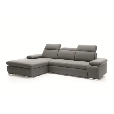 Masseno Ecksofa Grau 285x194 cm