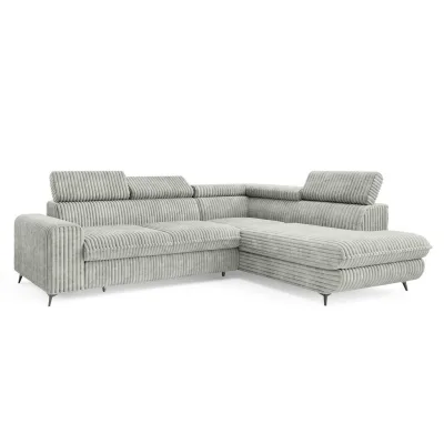 Masseno Ecksofa Hellgrau 255x193 cm