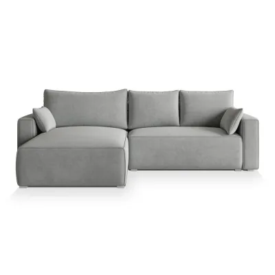 Masseno Ecksofa Hellgrau 265x178 cm