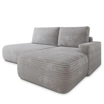 Masseno Ecksofa Hellgrau 277x160 cm