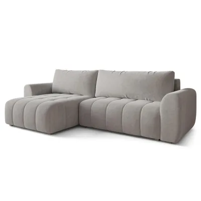 Masseno Ecksofa Hellgrau 285x148 cm