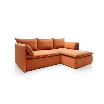 Masseno Ecksofa Orange 230x166 cm
