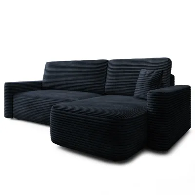 Masseno Ecksofa Schwarz 280x157 cm
