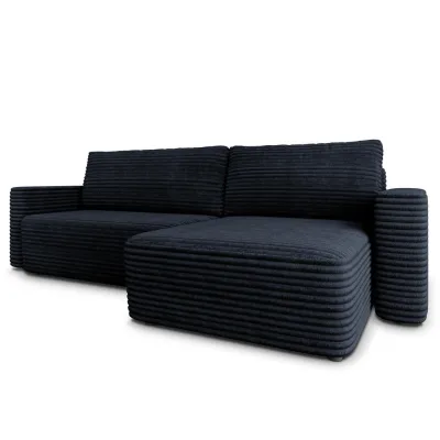 Masseno Ecksofa Schwarz 280x162 cm