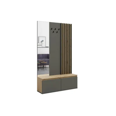 Masseno Garderobenschrank Eiche Artisan 119.6x202.1x34 cm