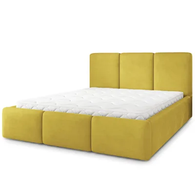 Masseno Polsterbett Gelb 120x200 cm