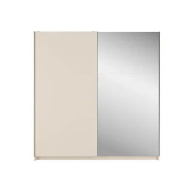 Masseno Schwebetürenschrank Sand 150.6x207x55.3 cm