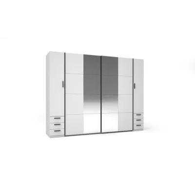Masseno Schwebetürenschrank Weiß 269.6x207.6x61.4 cm