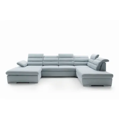 Masseno Wohnlandschaft Blau 356x100x230 cm