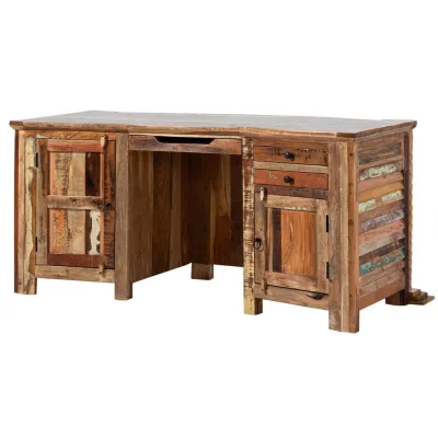 Massivmoebel24 Schreibtisch Mehrfarbig 170x80x70 cm