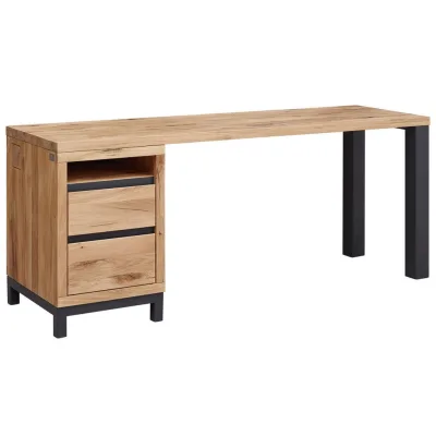Massivmoebel24 Schreibtisch Natur 150x76x55 cm