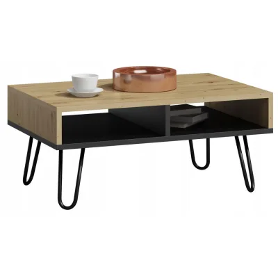 Matkam Möbel Couchtisch Eiche Artisan 100x55x50 cm