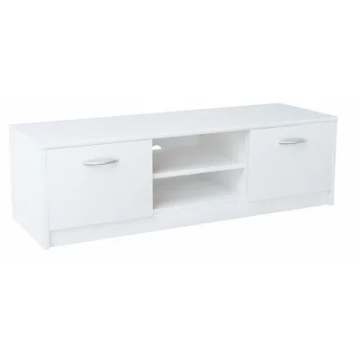 Matkam Möbel Fernsehkommode Weiß 120x36x41 cm