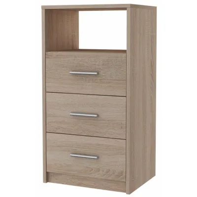 Matkam Möbel Kommode Sonoma Eiche 40x75x35 cm