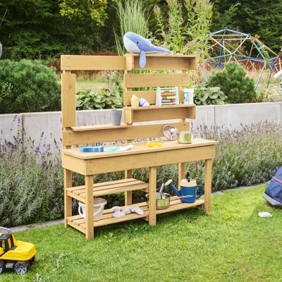 HOME DELUXE Matschküche aus Holz MANDU