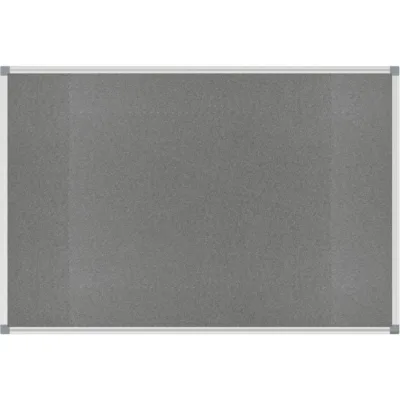 MAUL Pinnboard MAULstandard Textil, 90 x 120 cm  - grau