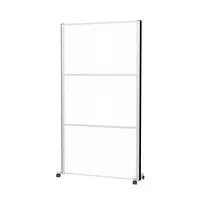 MAUL Stellwand MAULconnecto 3 x Whiteboard weiß silber
