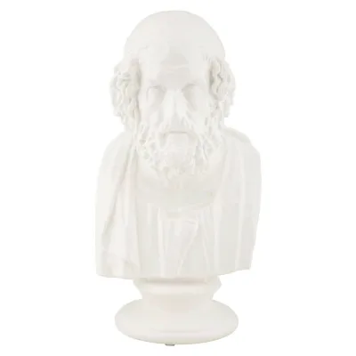 Mauro Ferretti Skulptur Weiß 12.9x25x12.5 cm