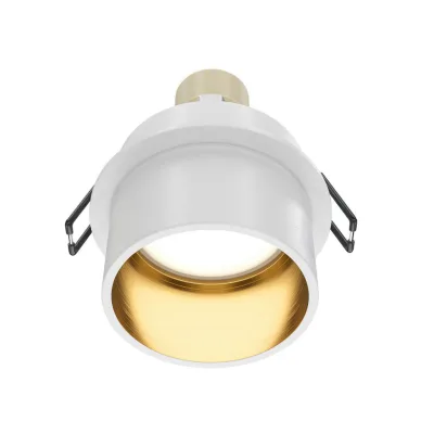 Maytoni Einbauspot Weiß, Gold 5.5 cm